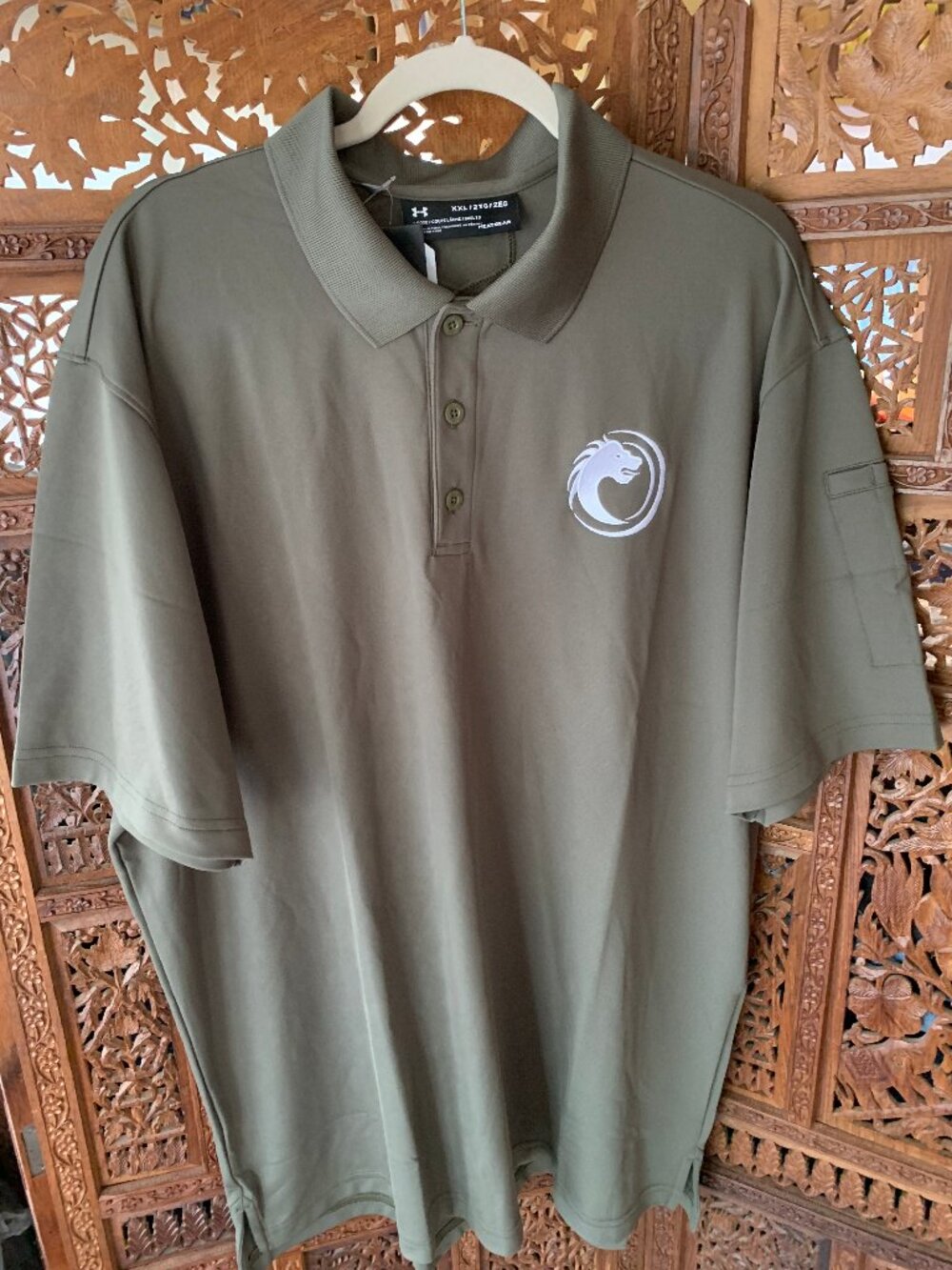 Under Armour logo collared shirt